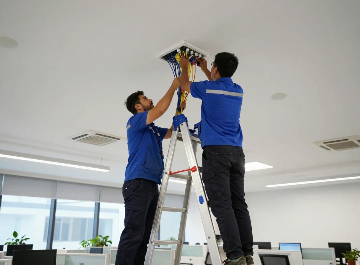 Coordinated business technology deployment across multiple sites